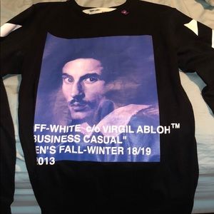 Off white Bernini L/S tee black size XS